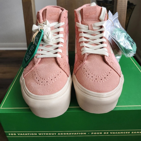 Vans Vault Sk8-Hi Reissue Platform XJoe Fresh Goods Coral Aim Sz 11W - Picture 5 of 14